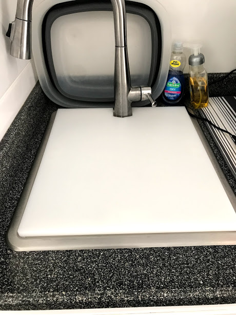 Kitchen Sink Cover Hack to Increase Your Counter Space 