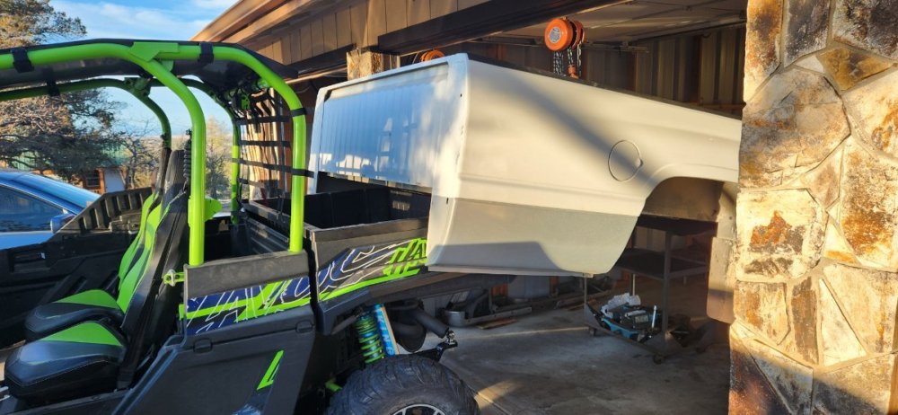 Bed hoisted ready for Havoc.jpg