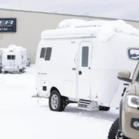 small rv camping in all four seasons